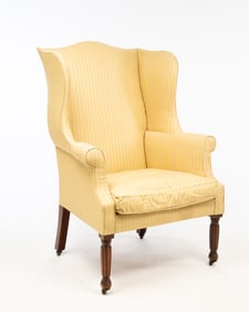 SHERATON WINGBACK CHAIR.