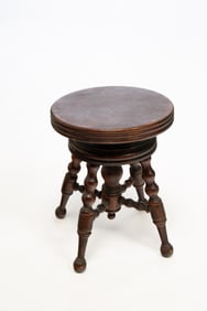 MINIATURE PIANO STOOL.