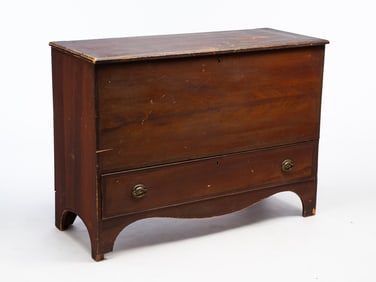 GRAIN PAINTED MULE CHEST.