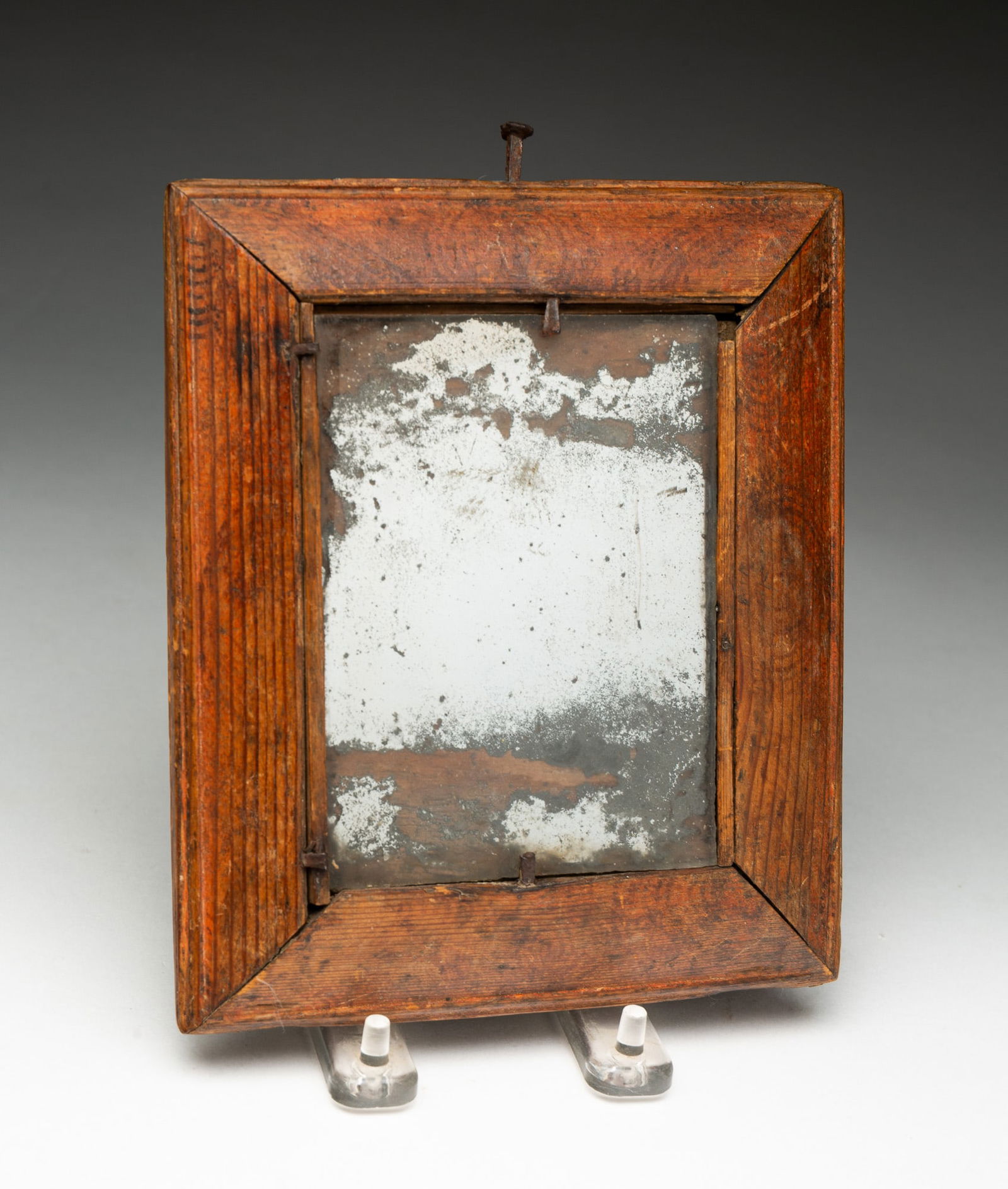 AMERICAN PINE COURTING MIRROR. (1 of 4)