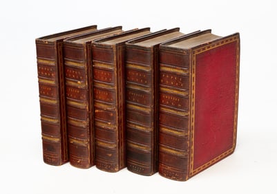 POPE'S HOMER ILIAD AND ODYSSEY IN FIVE VOLUMES.
