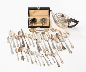 GROUP OF STERLING SILVER ITEMS.