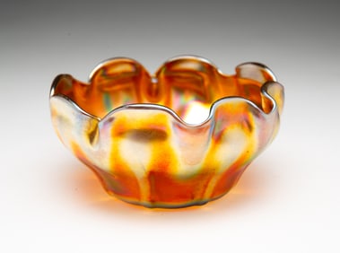 TIFFANY FAVRILE FINGER BOWL.
