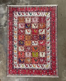 KILIM SOUMAK WOOL ROOM-SIZE RUG.