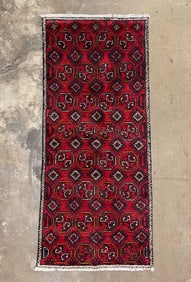 ORIENTAL WOOL ROOM SIZE RUG.