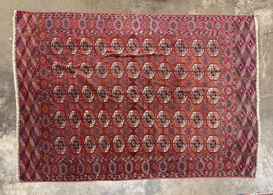 BOKHARA WOOL ROOM SIZE RUG.