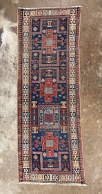 CAUCASIAN WOOL RUNNER.