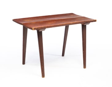 NEW ENGLAND PAINTED PINE WORK TABLE.