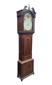 WILLIAM MUNCASTER (WHITEHAVEN, 1776-1851) GEORGE III MAHOGANY LONG CASE CLOCK.