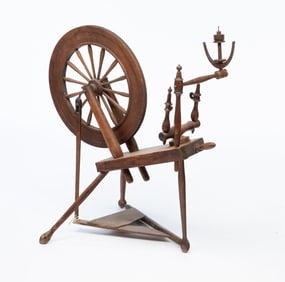 SHAKER ALFRED RING SPINNING WHEEL.
