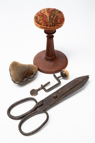 FOUR SEWING RELATED ITEMS.
