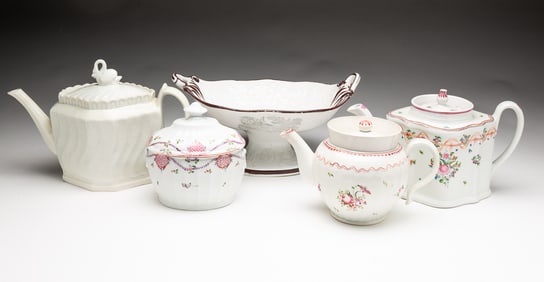 GROUP OF EARLY ENGLISH EARTHENWARE.