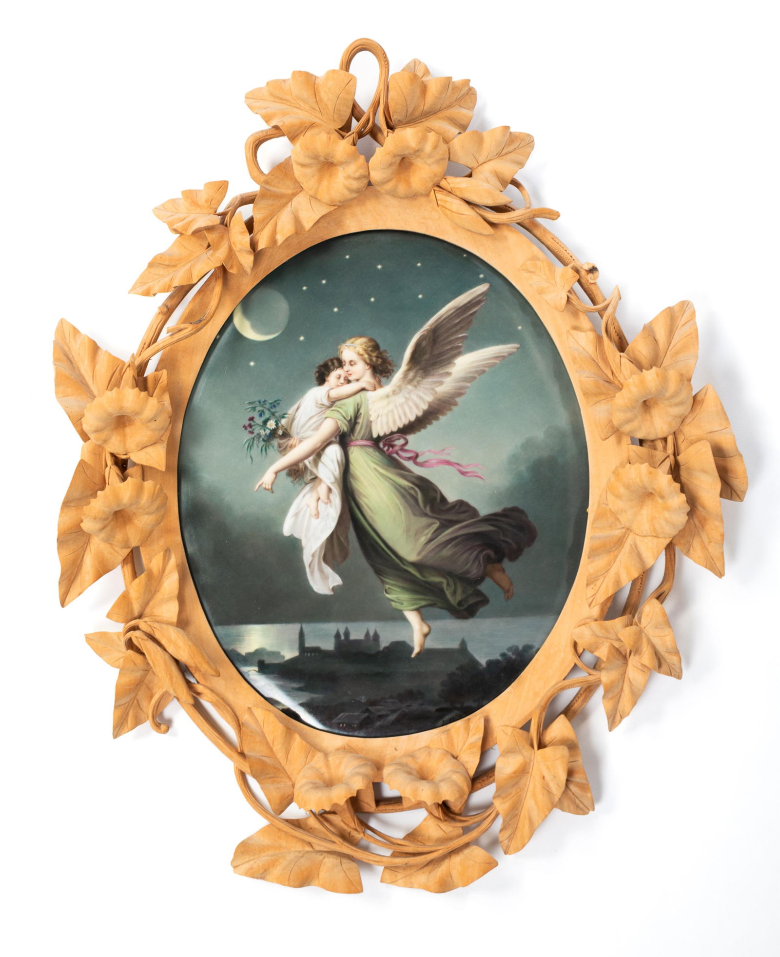 K.P.M. PORCELAIN OVAL PLAQUE SIGNED "L. BEETZ". (1 of 5)