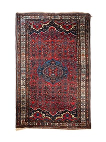 HAMADAN AREA RUG.