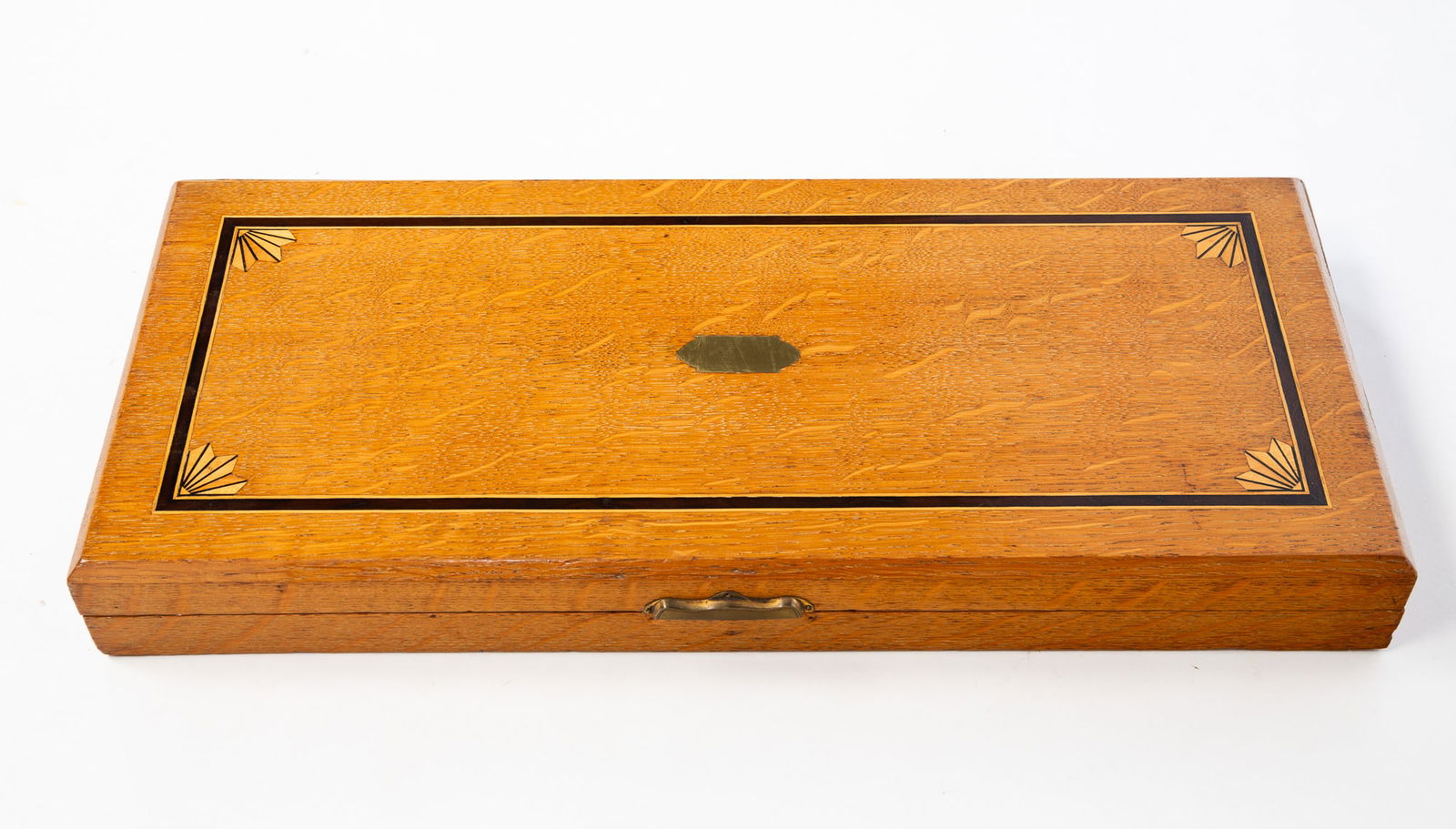 BRITISH FOUR PIECE STERLING SILVER MOUNTED CARVING SET IN PRESENTATION BOX. (1 of 4)