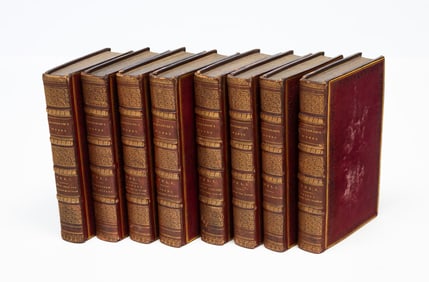 EIGHT VOLUME SET "THE WORKS OF HENRY MACKENZIE, ESQ".