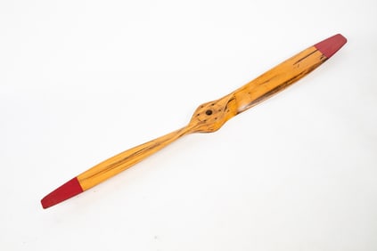 LAMINATED PINE AIRPLANE PROPELLER.