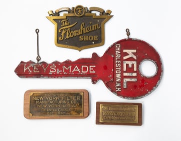FOUR ADVERTISING ITEMS.