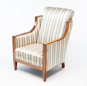 AMERICAN STEAMSHIP ART DECO CLUB CHAIR.