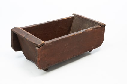 AMERICAN RED-PAINTED PINE SINK.