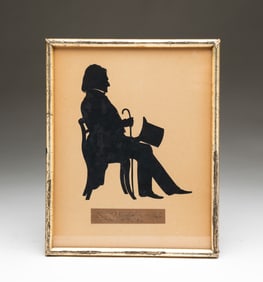 ATTRIBUTED TO AUGUSTIN EDOUART (FRENCH, 1788-1861; ACTIVE IN THE U.S. 1839-1849) CUT PAPER