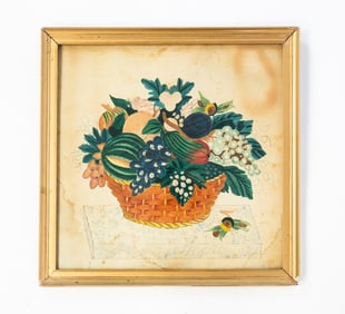 AMERICAN WATERCOLOR THEOREM OF FRUIT AND VEGETABLES.