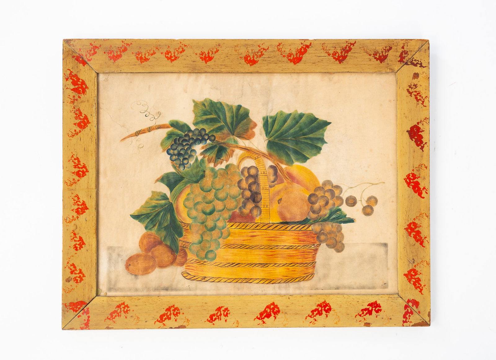 AMERICAN SCHOOL WATERCOLOR THEOREM ON PAPER. (1 of 4)