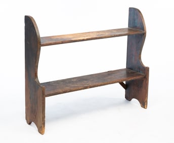 AMERICAN PAINTED BUCKET BENCH.