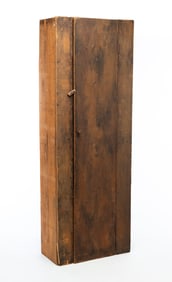 AMERICAN PINE CHIMNEY CUPBOARD.