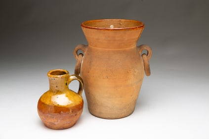 TWO AMERICAN REDWARE VESSELS.