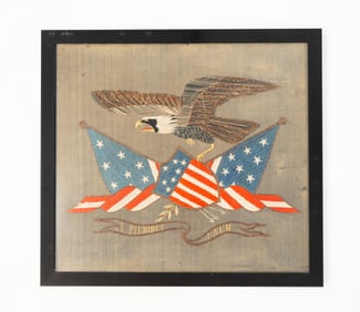 PATRIOTIC NEEDLEWORK.