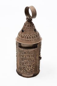 AMERICAN PUNCHED TIN LANTERN.