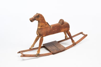 FOLKSY AMERICAN ROCKING HORSE.