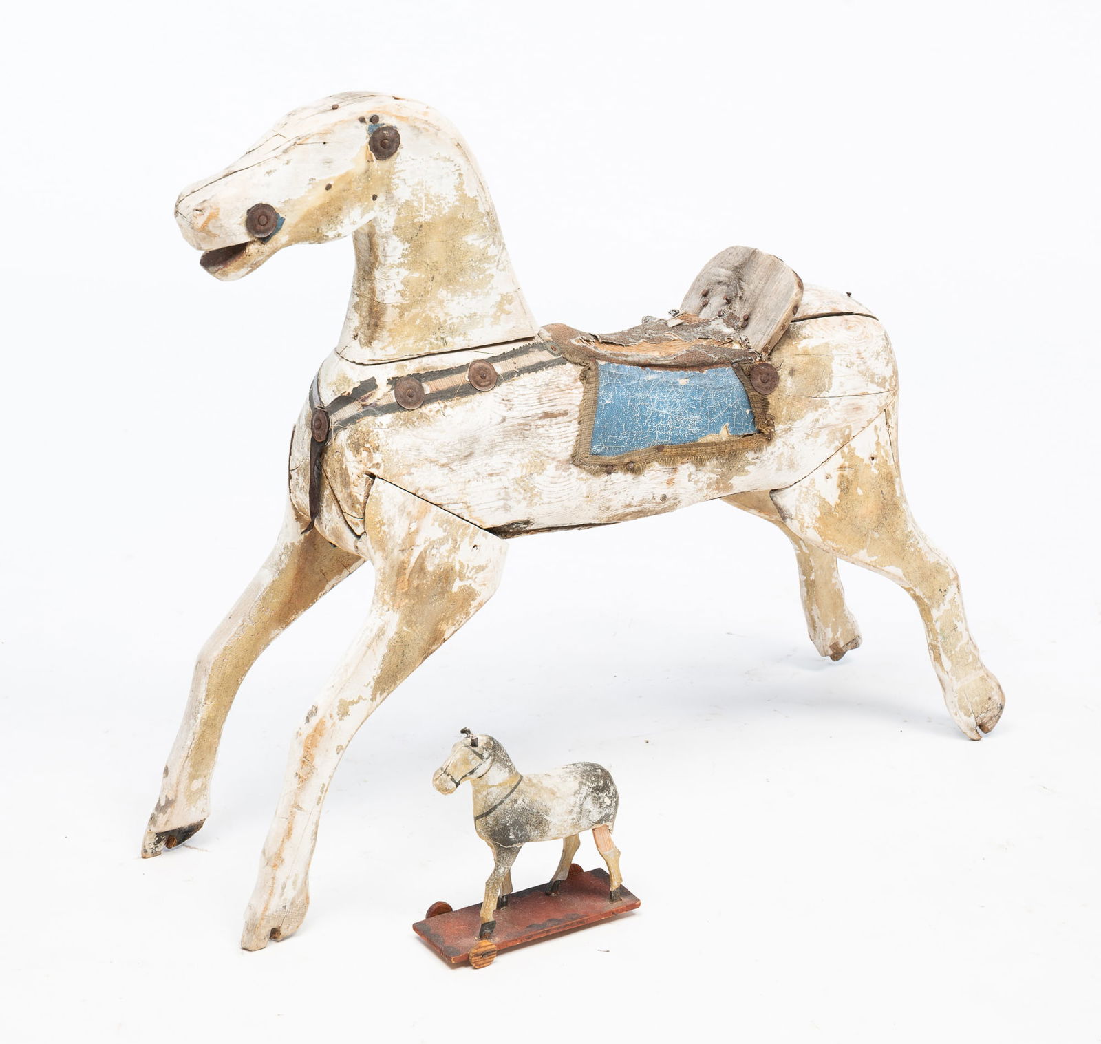 TWO HORSE TOYS. (1 of 5)