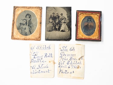 THREE AMERICAN PHOTOGRAPHIC IMAGES, REPUTEDLY OF JOHN LINCOLN CLEM ("THE LITTLE DRUMMER BOY OF