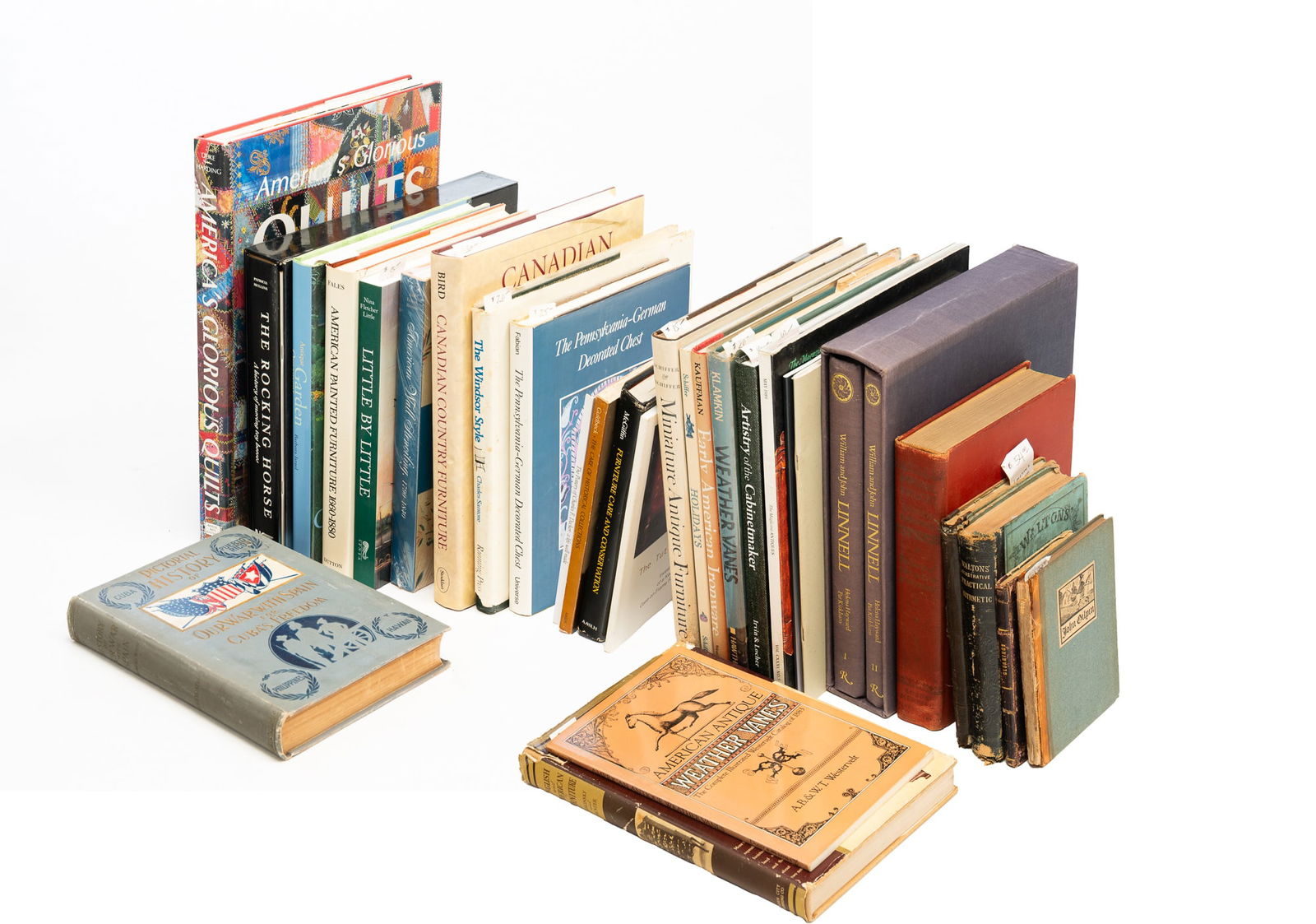 GROUPING OF BOOKS INCLUDING REFERENCE BOOKS. (1 of 14)