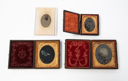 FOUR EARLY POST MORTEM IMAGES.
