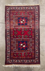 KURDISH LARGE AREA RUG.