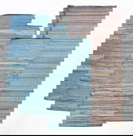 FOUR RAG RUG RUNNERS.