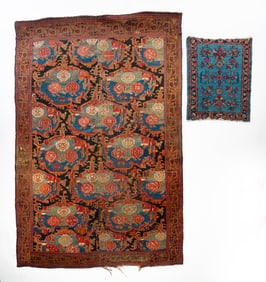 TWO PERSIAN RUGS.