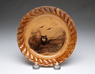 NICHOLAS JOSEPH HIRSCHFELD (1860-1927) FOR ROOKWOOD POTTERY CO. (CINCINNATI, OHIO) SCENIC LANDSCAPE