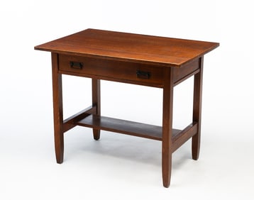 CHARLES P. LIMBERT FURNITURE CO. (GRAND RAPIDS & HOLLAND, MICHIGAN) ARTS AND CRAFTS QUARTERSAWN OAK