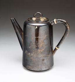 GRACHEV BROTHERS (ST. PETERSBURG, RUSSIA) STERLING TEAPOT.