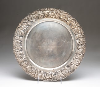 AMERICAN STIEFF STERLING PRESENTATION TRAY.
