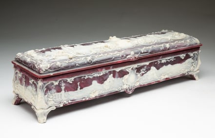 REUGE "THE MINUET" LIMITED EDITION INCOLAY STONE MUSIC BOX