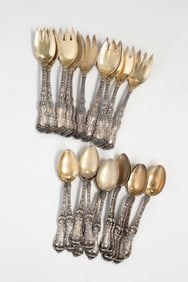 COLLECTION OF AMERICAN STERLING FLATWARE.