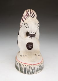 PENNSYLVANIA CHALKWARE SQUIRREL.
