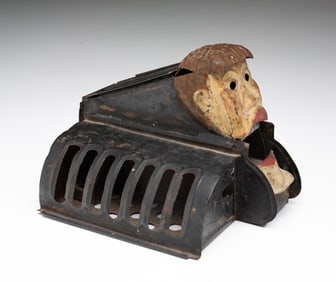 AMERICAN FOLK ART TIN MOUSE TRAP.