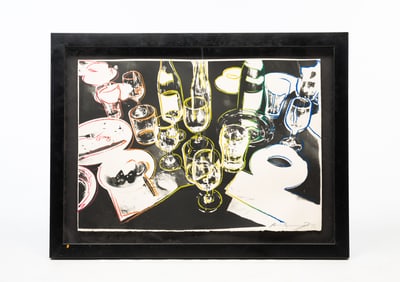 ANDY WARHOL (AMERICAN, 1928-1987) "AFTER THE PARTY" SCREEN PRINT IN COLORS.