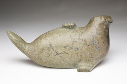 INUIT SOAPSTONE SEAL.